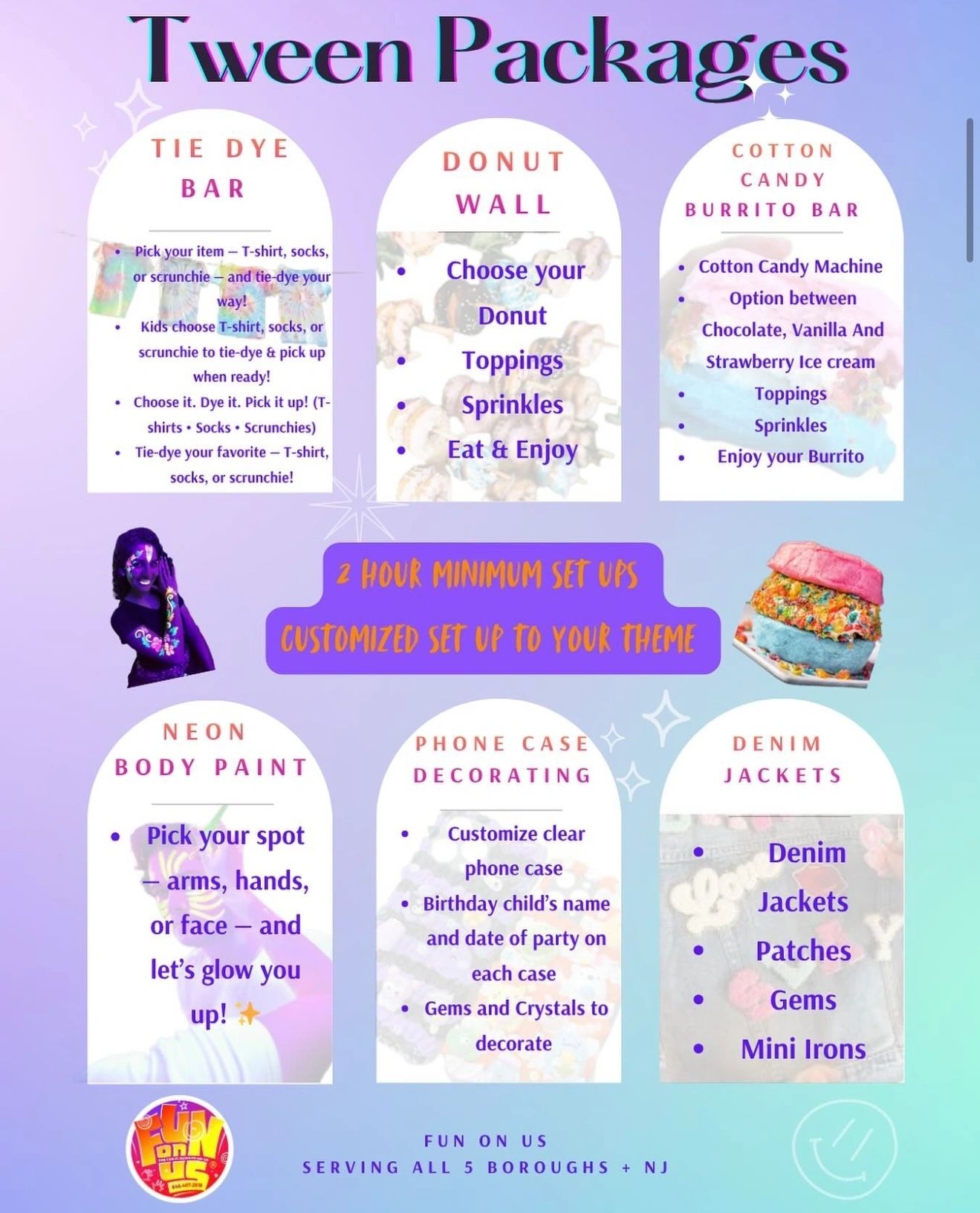 More on the go packages - NEW TWEEN PACKAGES