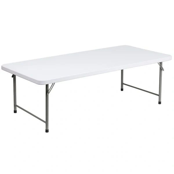 White Kids Folding Table 3ft