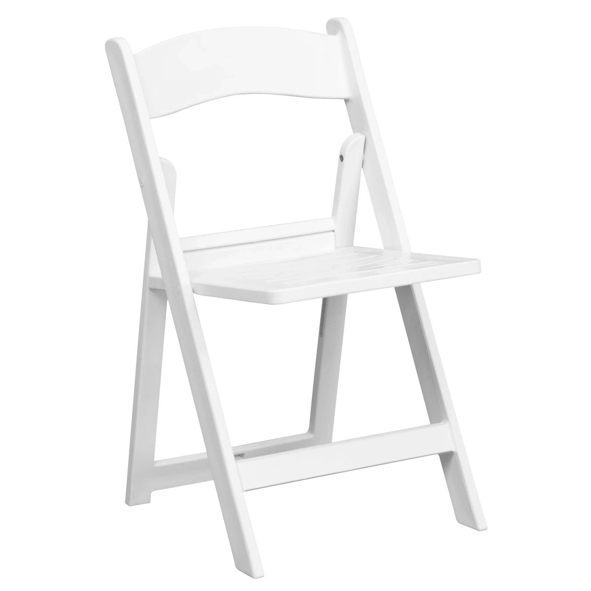Adult - White Resin Folding Chair